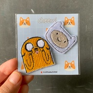 Iron patch adventure time finn and jake/ adventure time/ finn and jake patch/ adventure time embroid