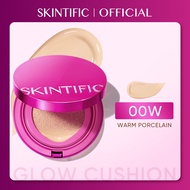 【เริ่มขาย 5 ธ.ค.】 SKINTIFIC Cover Glow Perfect Cushion โกลว์ 10 ชม ชุ่มชื้น เนียนไร้ที่ติ ไม่ออกซิได