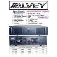 Alvey Dv-8000 Power Rumahan 2000 Watt Power Amplifier Original