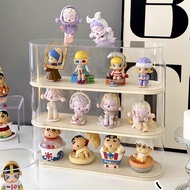 FUCHEN Transparent Stackable Desktop Dustproof Doll Storage & LEGO Display Box with Cover - af226