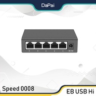 EB USB Hi-Speed 0008 100 Mbit/s Switch 5-port 8-port Gigabit network splitter Dormitory Home switch Monitoring router Integrated Network cable splitter Concentrator Fibre Channel s