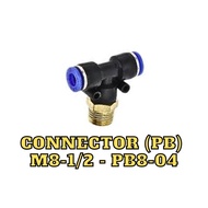 CONNECTOR (PB) M8-1/2- PB8-04