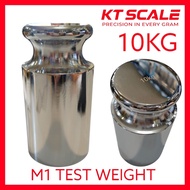 10KG M1 STAINLESS STEEL TEST WEIGHT PEMBERAT 10KG