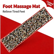 Natural Cobblestone Foot Walking Mat Peddle Stone Foot Massage Mat Acupressure Mat Foot Acupoint Rel