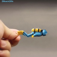 BACK2LIFE Divers Figurine Underwater World Scene Oceans Decoration Fish Tank Decor Ornament Sea Expl