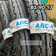 ARC-V VIVA TYRE 80/90-17 TUBE TYPE 17 INCH TIRE TAYAR ARC V100 BUNGA TT100 ARCV 100 TUBE TIUB 80 90 MOTOR