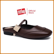 FITFLOP_DELICATO METAL BUCKLE MJ M รองเท้าแตะแบบสวมผู้หญิง Mule Shoes JZ2 J2520 Womens Genuine Leath