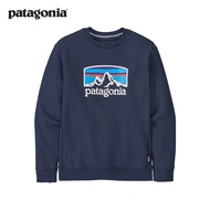 เสื้อกันหนาวแขนยาว คอกลม ลาย Patagonia Patagonia แบบใหม่