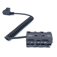 D-Tap to Dual-side F550 Dummy Battery for Monitor LED Light Video Transmission