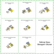 Wood Screws Size 4x25mm/4x40mm/5x25mm/5x30mm/5x40mm/5x50mm/5x60mm