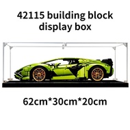 Building block display box 42115 dtproof HD display box Acrylic display cabinet Building block car display box(62 * 30 *
