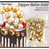 2.5 cm balloon ball cake topper (available in 11 colors) planet diorama hampers cake decoration
