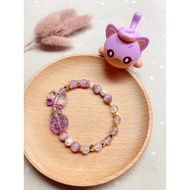 🐾 Kunzite, Cat Eye & Super 7 - Nine Tail Fox - Crystal Bracelet