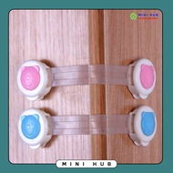 Fridge lock, drawer lock, wardrobe lock (flexible type)