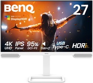 BenQ EW2790U 27” 4K 3840x2160 Premium Monitor with 95% P3 Color Coverage Exclusive AI Contrast Techn