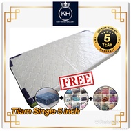 Tilam Single Mattress Tilam Bujang 5 inci Design Q