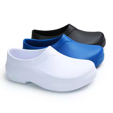 Surgical Shoes, Non-Slip Clogs, Operating Room Slippers, Perforated Shoes, Unisex Laboratory Protect