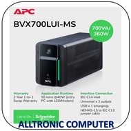 [Get FREE Adaptor] APC BVX700LUI-MS Easy UPS BVX 700VA, 360W 230V,AVR, USB Charging, Universal Socke
