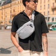 Pacsafe V 五大專利防盜 防盜探險斜肩包 腰包 4L 灰#60141