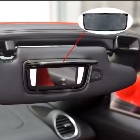 Sun Visor Vanity Mirror Cover For Porsche 911 991 718 Boxster Cayman 981 982 ,982857551 ,982857551T 