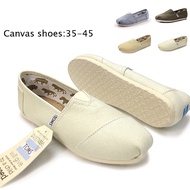 Toms comfortable casual canvas shoes for men women 35-45