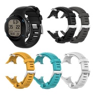 Suitable for SUUNTO SUUNTO/SULU D6 Dive/D6i NOVO/ZULU Watch Silicone Steel Buckle Strap