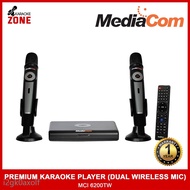 Mediacom MCI 6200TW Premium Karaoke Player (Black) / Mediacom Dual Wireless Karaoke