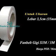MESIN Fanbelt S3M Width 35Mm Timingbelt S3M Width 35Mm Timingbelt Cnc Timingbelt Industrial Gear Mac