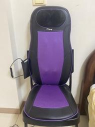 還很新～～奢華紫 魔力家 摩術大師 頸背多功能按摩椅墊【BY060019】可加熱,定時 功能正常 （限自取）！