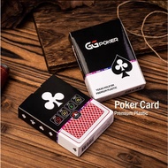 ♠Ready Stock♠ Premium GG Poker Card PVC Plastic High Quality Resist Water Games 63x88mm高级塑料扑克牌