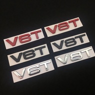 Suitable for Audi V6TV8T Car Sticker Car Logo A3A4LA6LA7Q5Q7 Side Logo Fender Sticker Word Logo Body