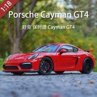 Schuco1: 18 Schuco 911 Targa 4 Cayman Cayman GT4 Alloy Car Model