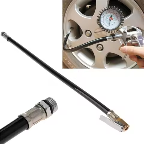 Tire pressure gauge tube, zinc alloy nozzle, tire pressure gauge accessories, tire pressure gauge, t