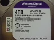 WD硬碟 監控紫標 型號:WD40PURZ