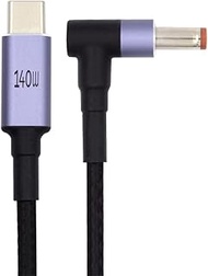 xiwai 1.8m/5.9ft Type C PD Charging Cord USB-C Male Input to DC 5.5x2.5mm 20V Adapter Power 100W 135
