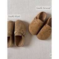 Live 0.- | Video25twentyfives-A70 Boston Clogs Style Shoes Soft Suede Wilana