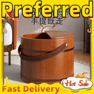Foot spa wooden bucket[SG stock/24-hour shipping]Foot spa bucket / lignum cedrium / Wood Foot Spa Ba