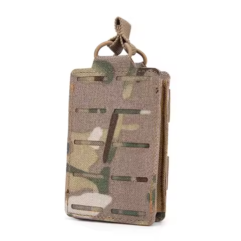 5.56mm Single Magazine Pouch - Open-Top MOLLE Tactical Mag Bag for M4 M14 M16 AR-15 Rifle