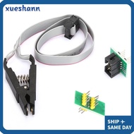 XUESHANN Flash Chip IC Test Clip Adapter, SOIC 8 / SOP8 Clip with 2 Adapter Board SOIC8 SOP8 Flash C