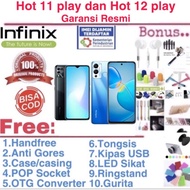 TRI54 - Infinix Hot 11 Play dan hot 12 play Ram 4 64Gb 3 32Gb Garansi