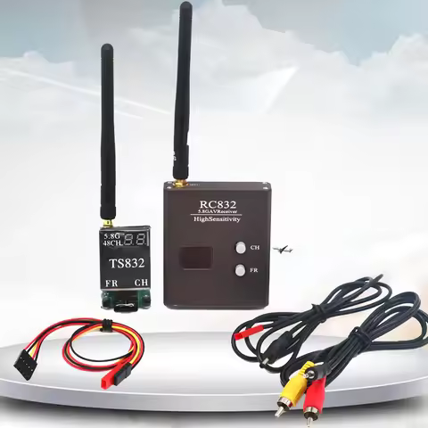 TS832 & RC832/RC832H V3.0 Transmitter Recevier Wireless Audio Video Transmission System 48Ch 5.8G 60