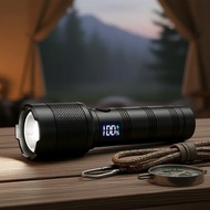 M60 6000LM Waterproof LED Flashlight, SD8110, 5 Modes, USB Rechargeable
