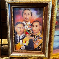 Photo Frame With Picture Of R.s.5 R.9 Department Of Luang Chumphon Khet Udomsak Size 5x7 Inches Ther