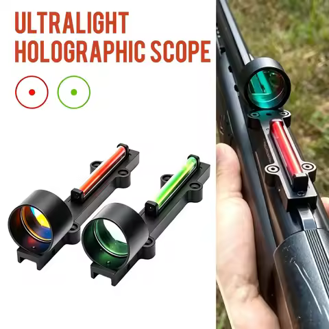 1x28 Red Green Fiber Tactical Optic Sight Red Dot Collimator Sight 11mm Rail For Shutgun Scope AK47 