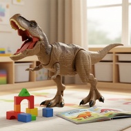 Walking 46cm Tyrannosaurus Rex Toy with Lights and Sounds - Uses 3 AG13 Batteries