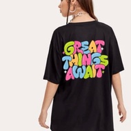 Great things await T-Shirt Available In Sizes
