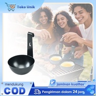 Stainless Steel Boiled Egg Mold, Boiled Egg Bowl for Boiled Eggs, Half Stick and Mateng