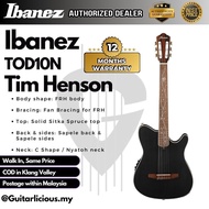 Ibanez TOD10N Tim Henson Signature Nylon Acoustic-Electric Guitar - Transparent Black Flat ( TOD-10N