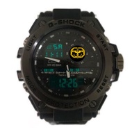 G SHOCK CASIO Jam Tangan Pria KOPASSUS TNI AD DIGITAL ANALOG DUAL TIME ANTI AIR Hitam Merah Keren Te