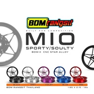 BOM RANGSIT MAGS CNC MIO 110/SPORTY/SOULTY STAR MAGS x14-5 SPOKES MOTORCYCLE PARTS